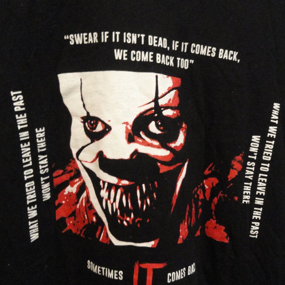 Creapy Clown IT Spell out~Chapter TWO~Come Home Come home Graphic T~EUC~ - Picture 2 of 5